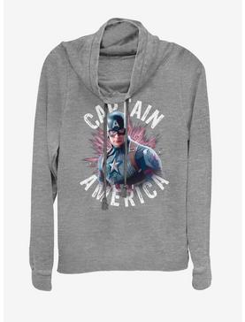 Marvel Avengers: Endgame Captain America Burst Girls Sweatshirt, , hi-res