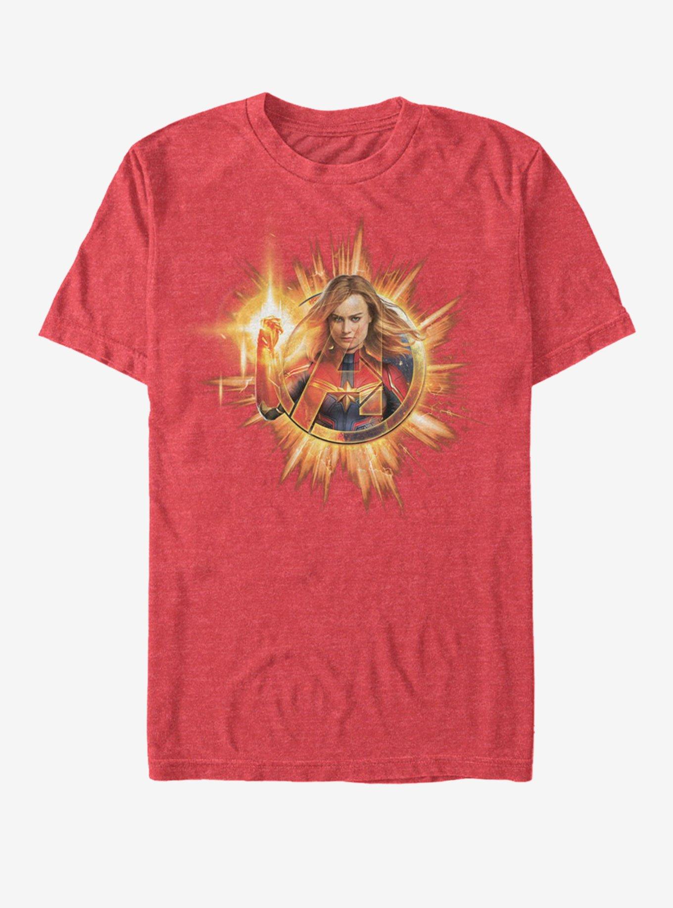 Marvel Avengers: Endgame Fire Marvel T-Shirt, RED HTR, hi-res