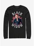 Marvel Avengers: Endgame Black Widow Burst Long-Sleeve T-Shirt, BLACK, hi-res