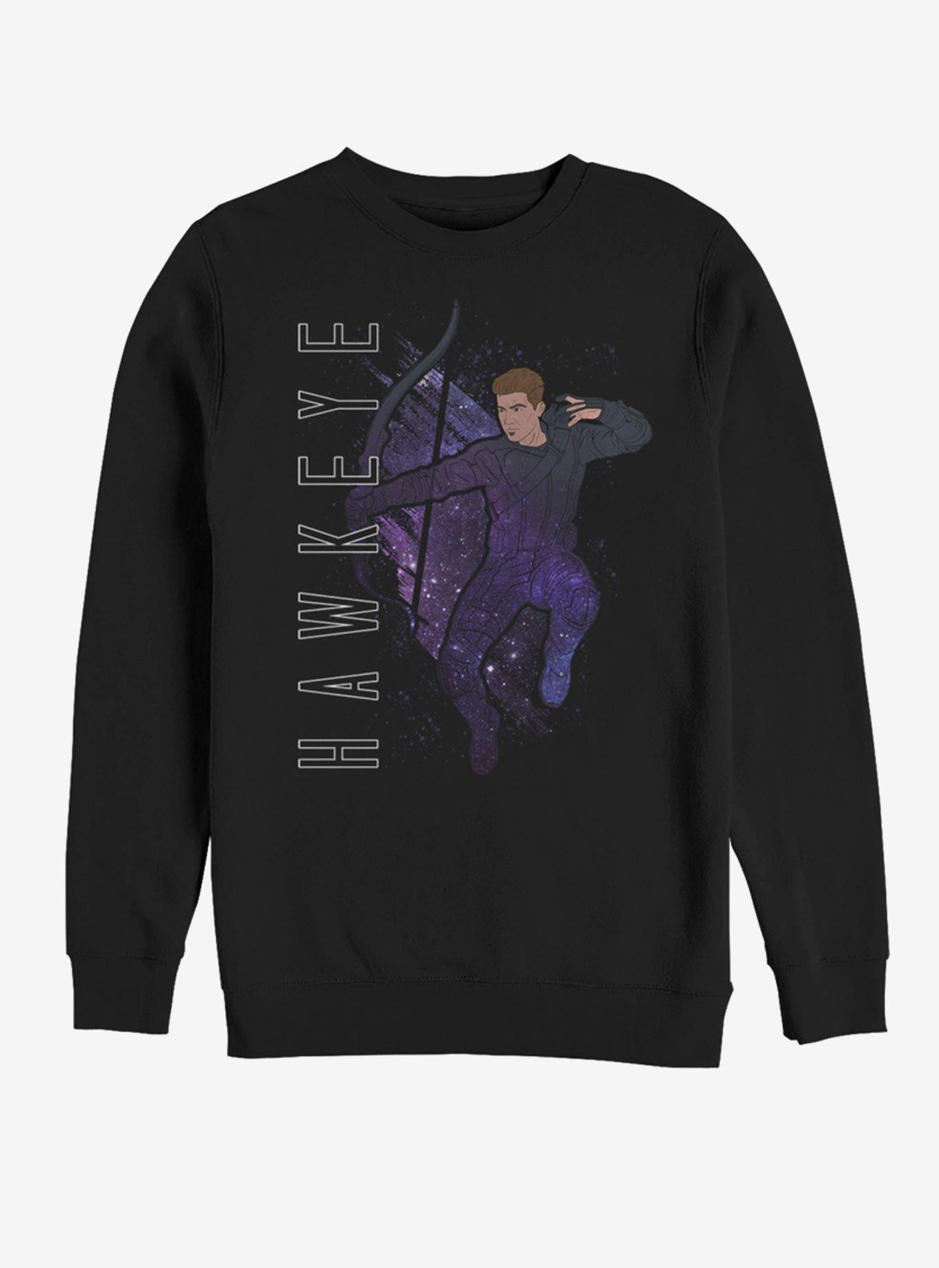 Marvel Avengers: Endgame Hawkeye Painted Sweatshirt, BLACK, hi-res