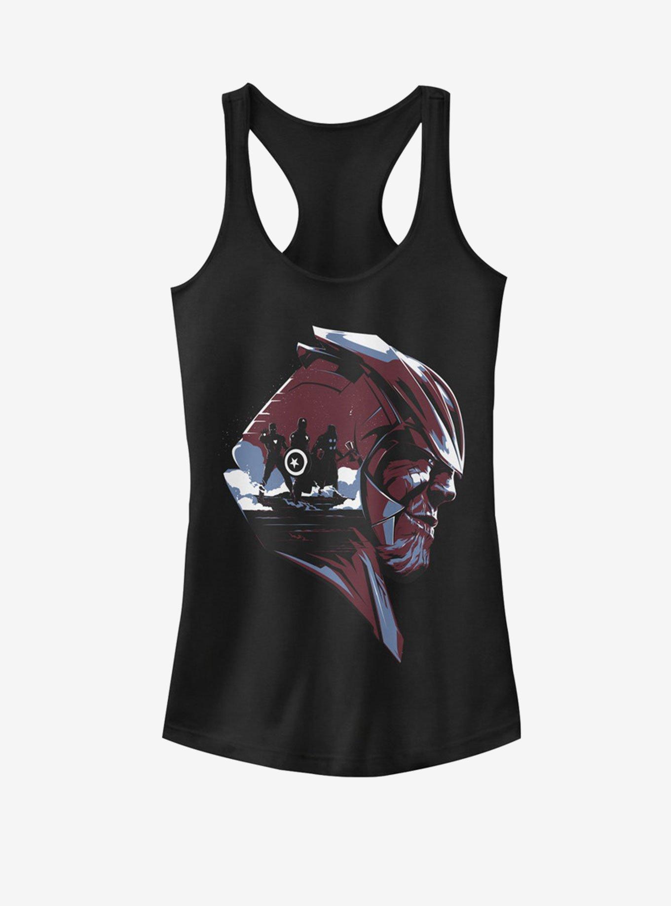 Marvel Avengers: Endgame Thanos Avengers Girls Tank, BLACK, hi-res