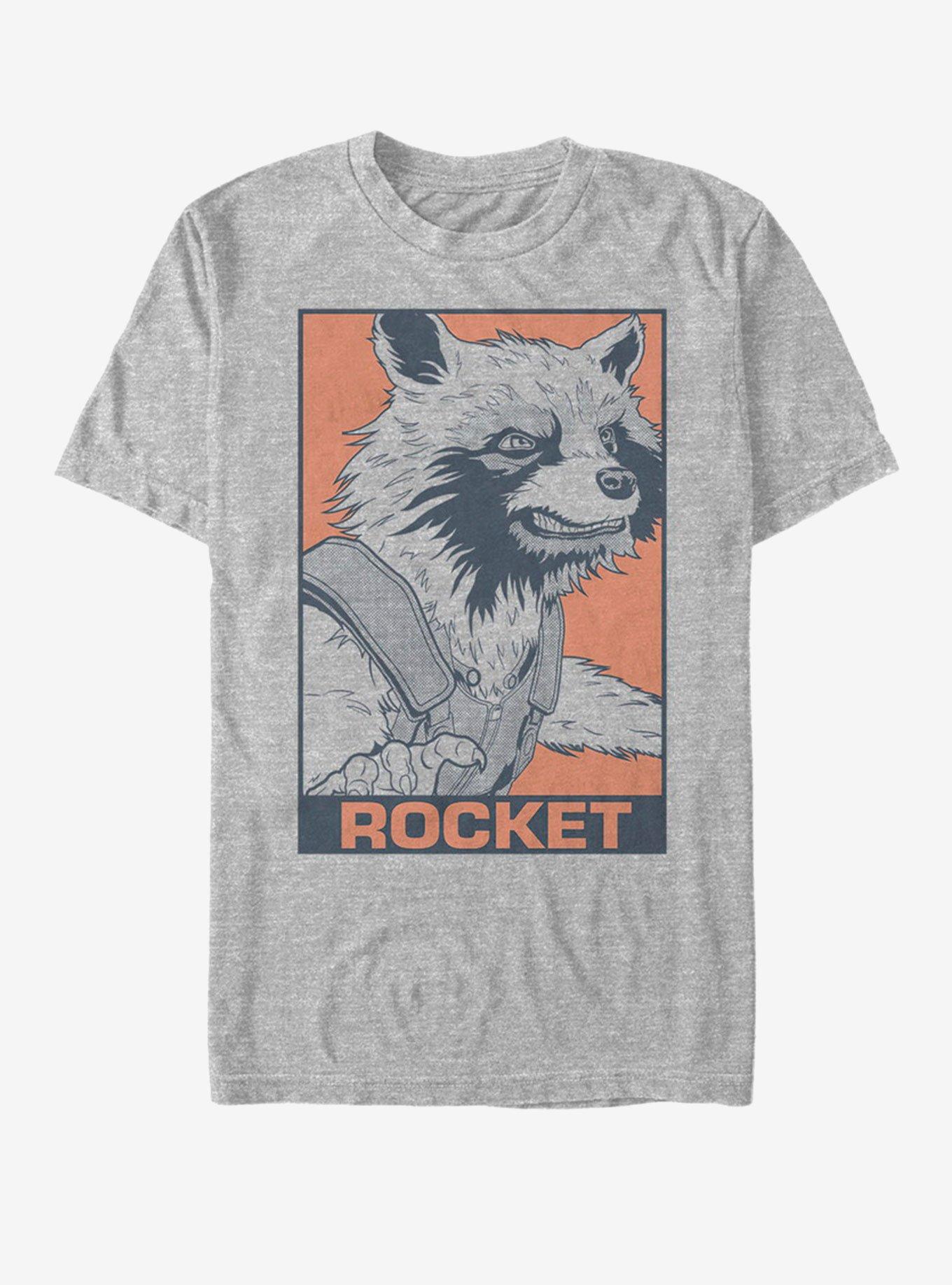 Marvel Avengers: Endgame Pop Rocket T-Shirt, ATH HTR, hi-res