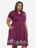 Universal Monsters Creature From The Black Lagoon Retro Dress Plus Size, PURPLE, hi-res