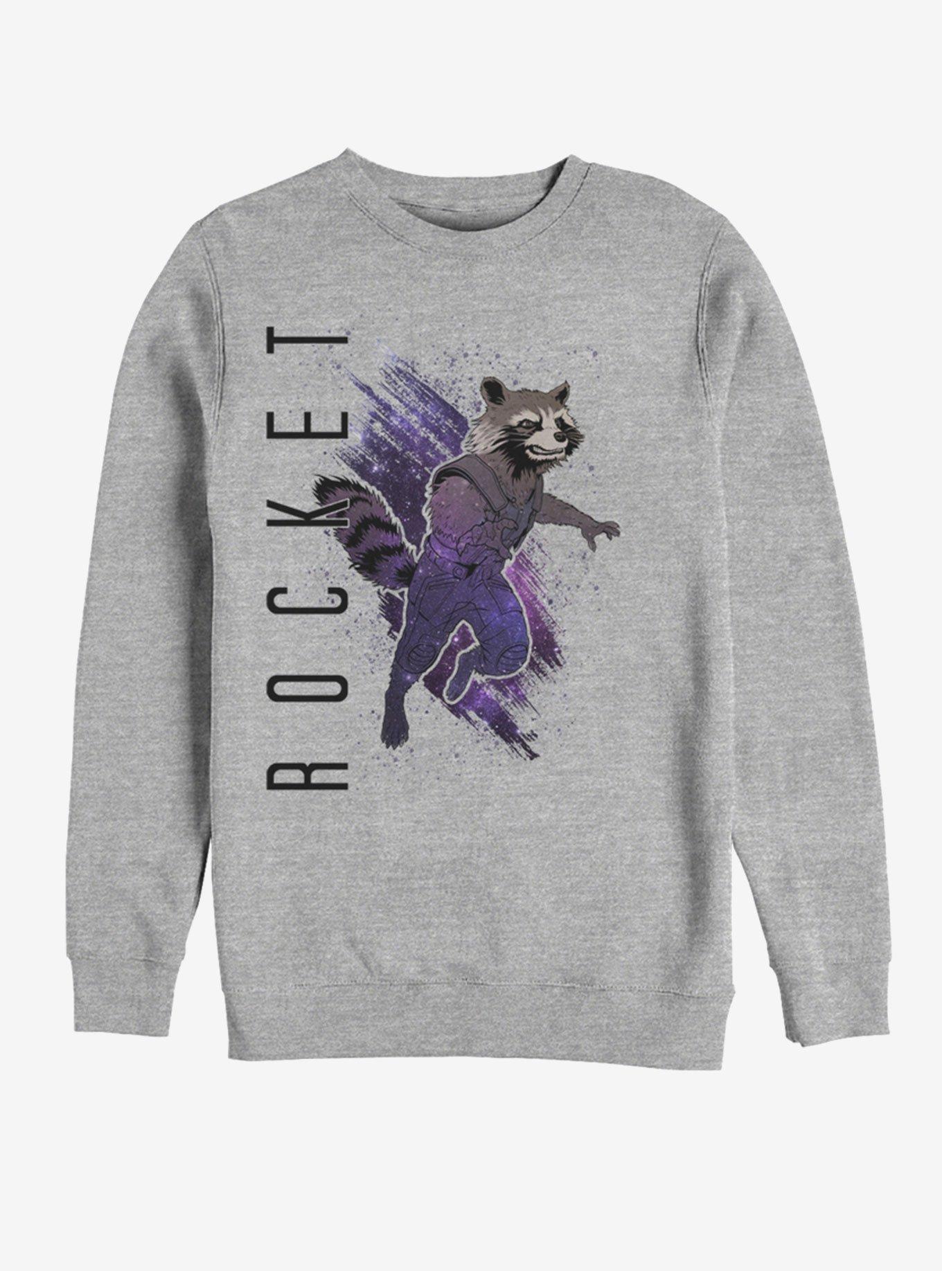 Marvel Avengers: Endgame Rocket Painted Sweatshirt, , hi-res