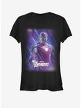 Marvel Avengers: Endgame Space Iron Man Girls T-Shirt, BLACK, hi-res
