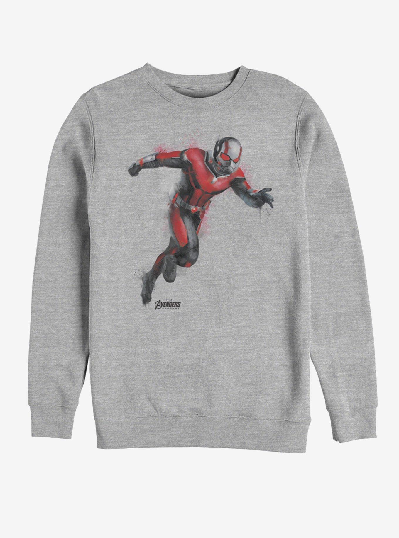 Marvel Avengers: Endgame Ant-Man Paint Sweatshirt, ATH HTR, hi-res