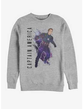 Marvel Avengers: Endgame Captain America Painted Sweatshirt, , hi-res