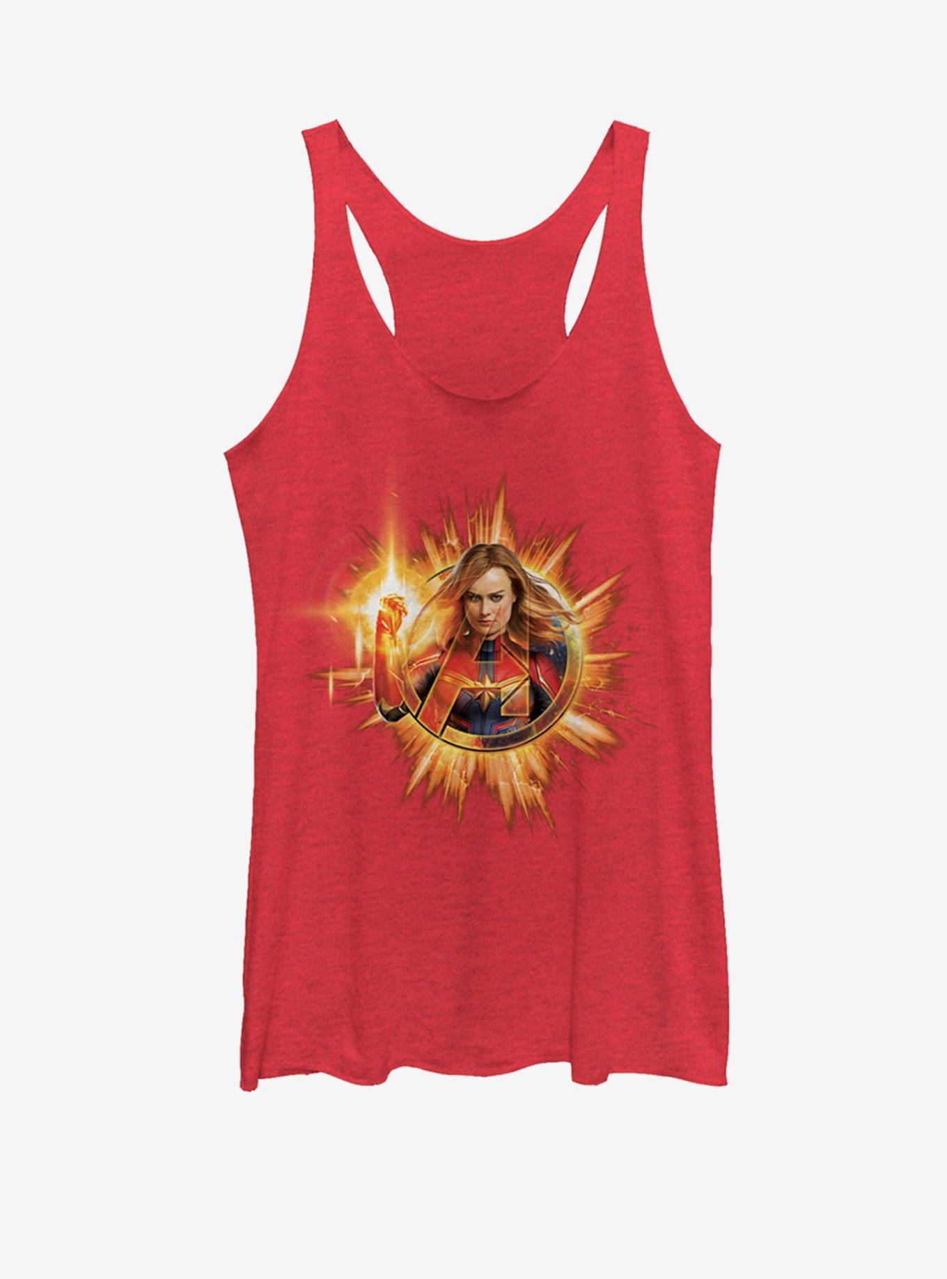 Marvel Avengers: Endgame Fire Marvel Girls Tank, RED HTR, hi-res