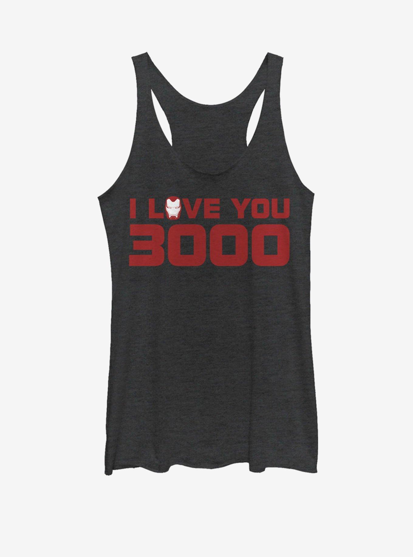 Marvel Avengers: Endgame Iron Man Love Girls Tank, BLK HTR, hi-res