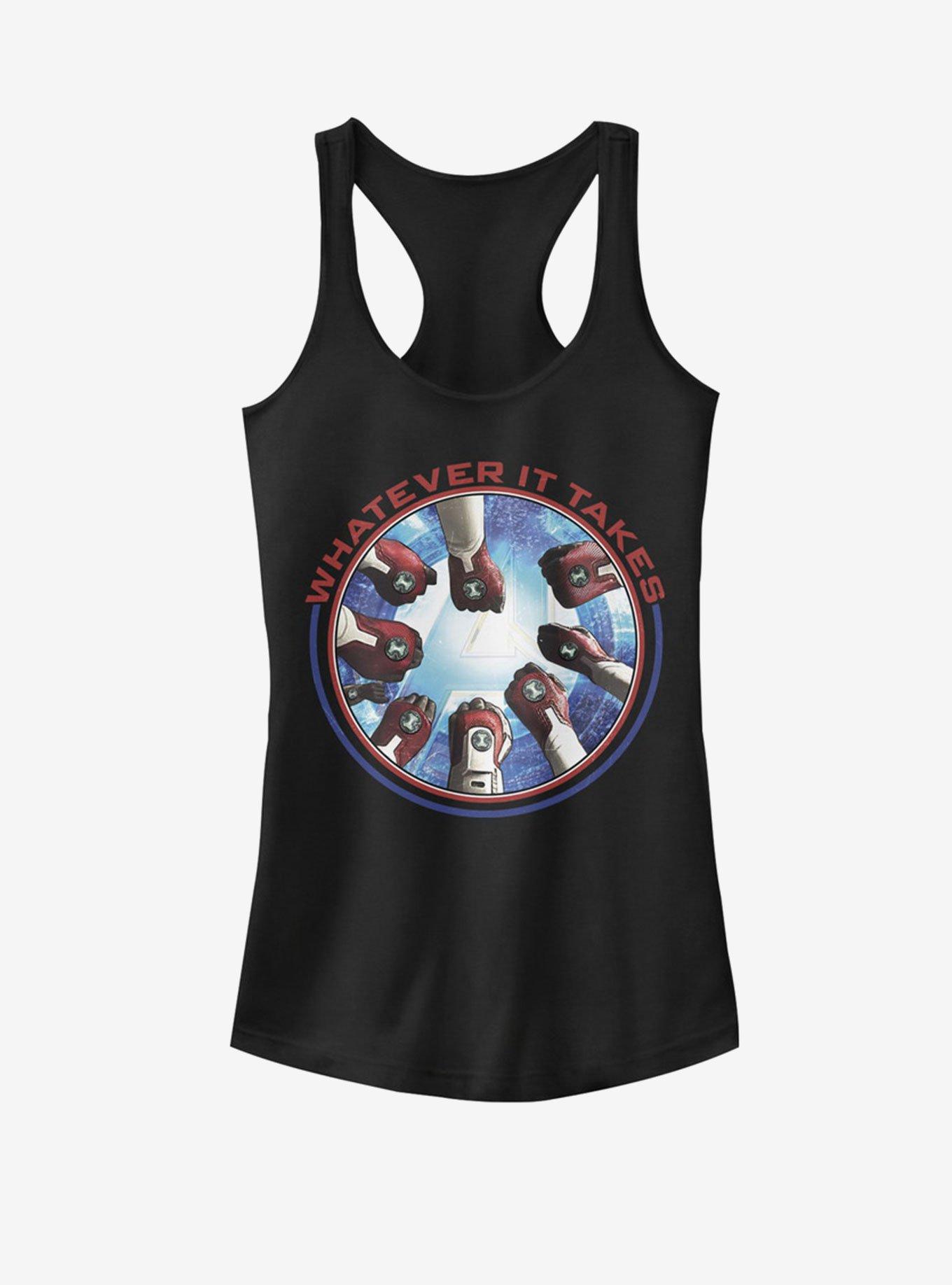 Marvel Avengers: Endgame Avengers Hands Girls Tank, BLACK, hi-res