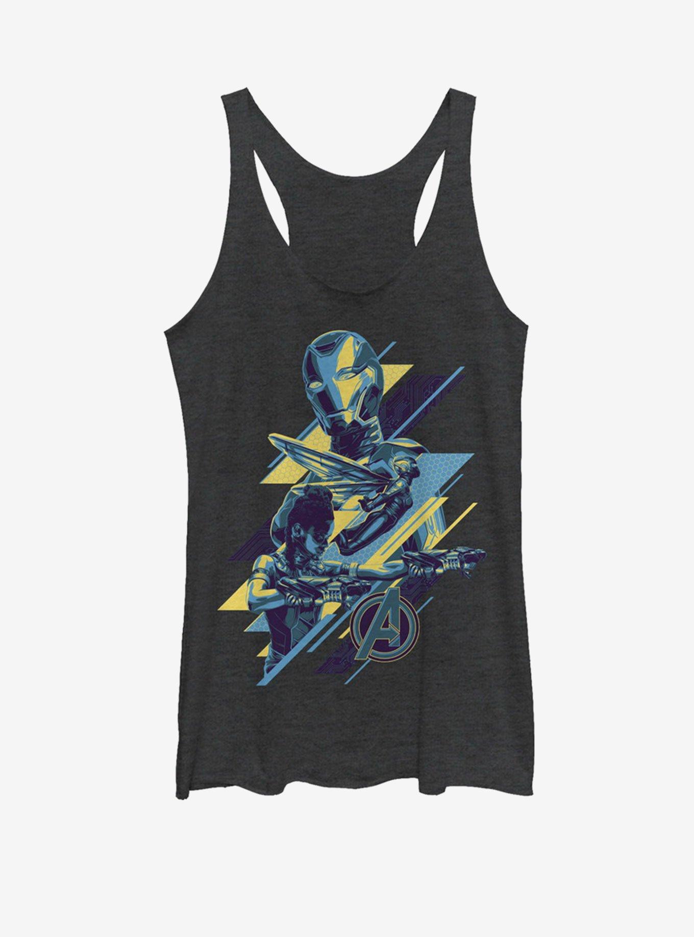 Marvel Avengers: Endgame Geo Ladies Girls Tank, BLK HTR, hi-res