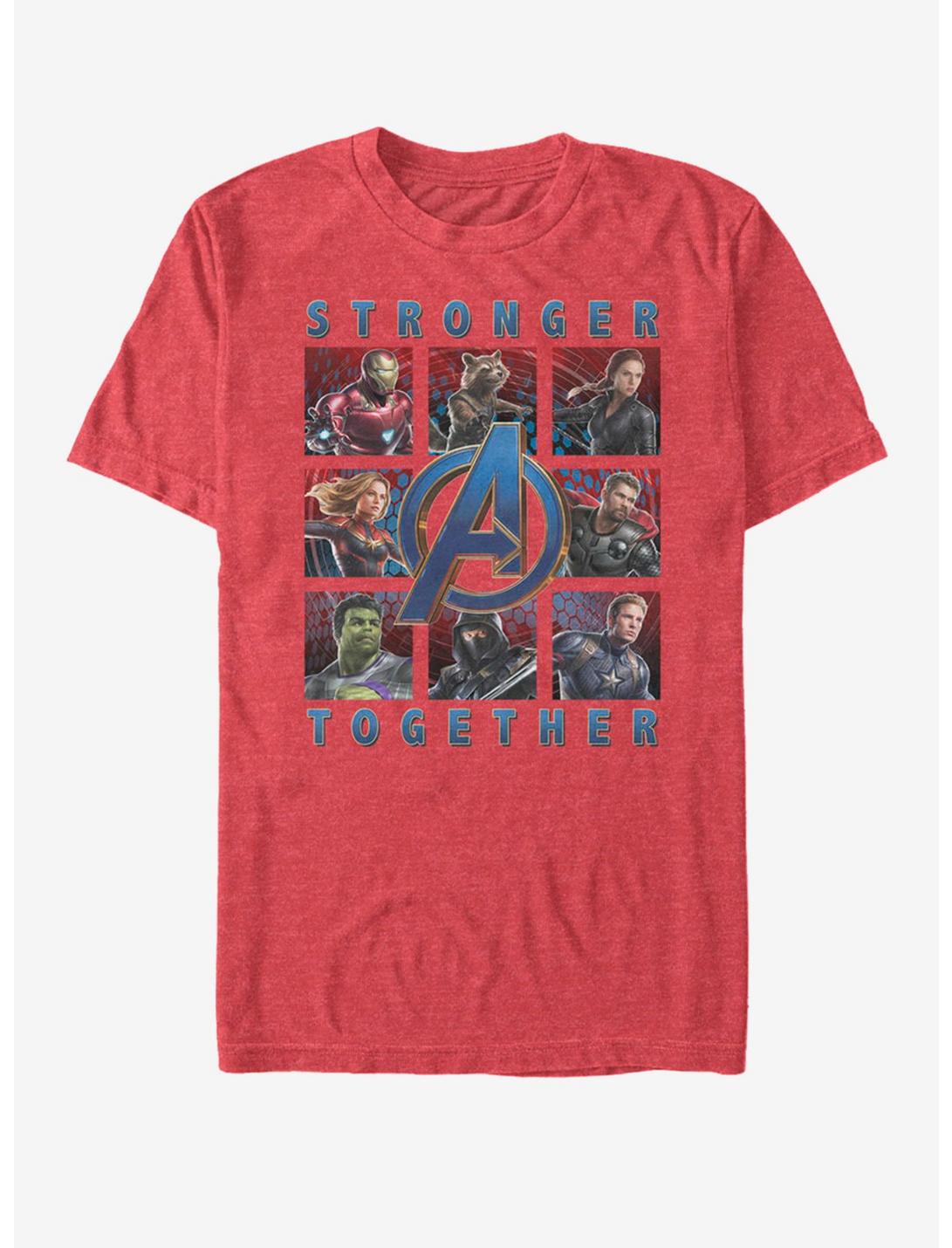 Marvel Avengers: Endgame Boxes Full of Avengers T-Shirt, RED HTR, hi-res