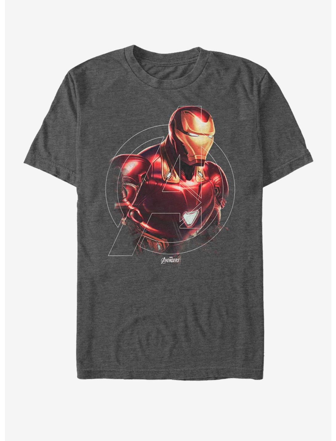 Marvel Avengers: Endgame Iron Man Hero T-Shirt, CHAR HTR, hi-res