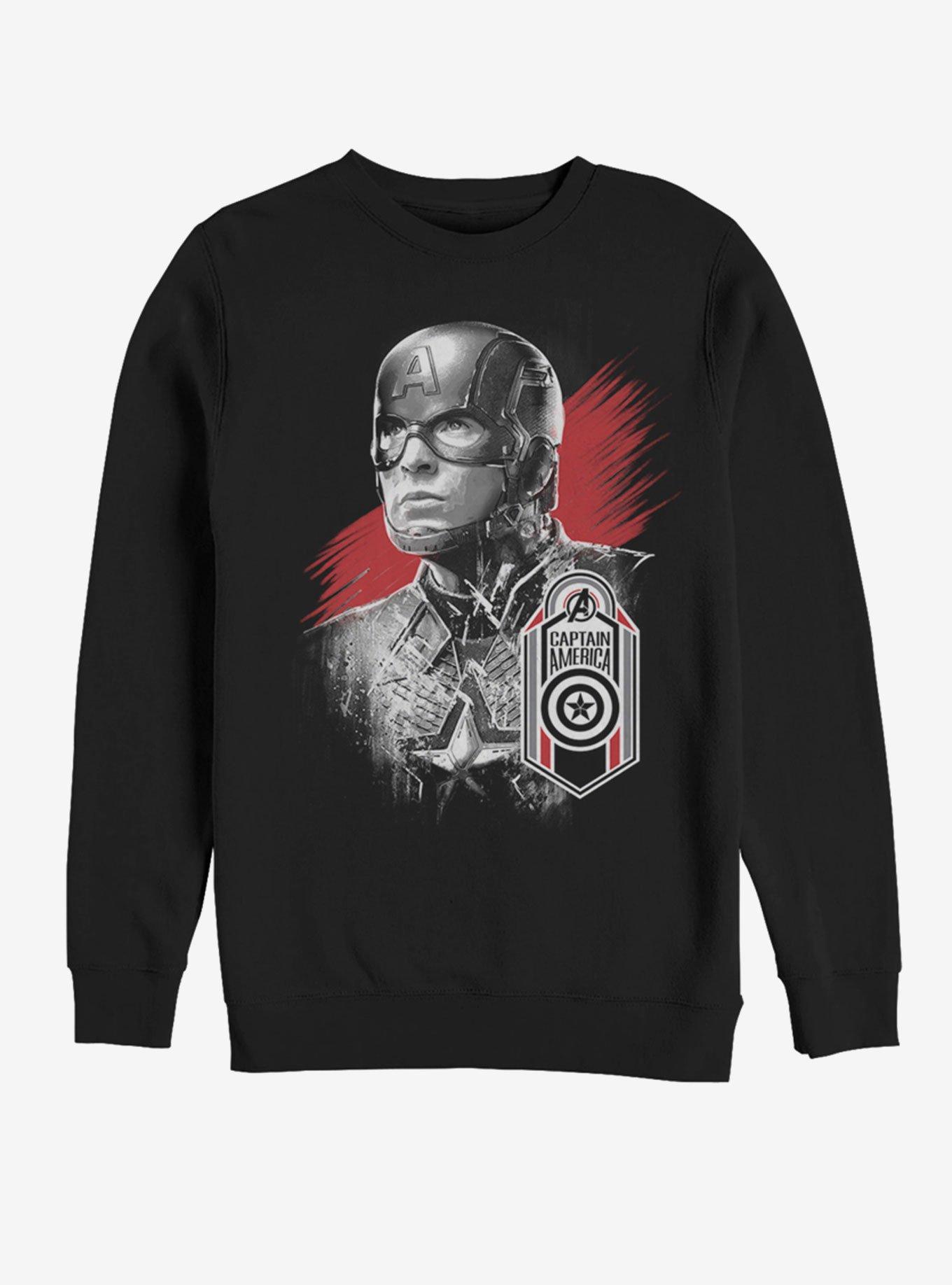Marvel Avengers: Endgame Captain America Tag Sweatshirt, , hi-res