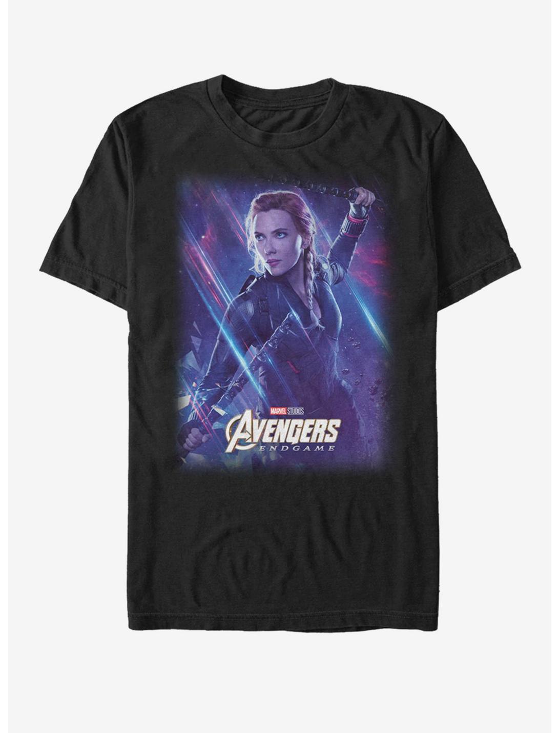 Marvel Avengers: Endgame Space Black Widow T-Shirt, BLACK, hi-res