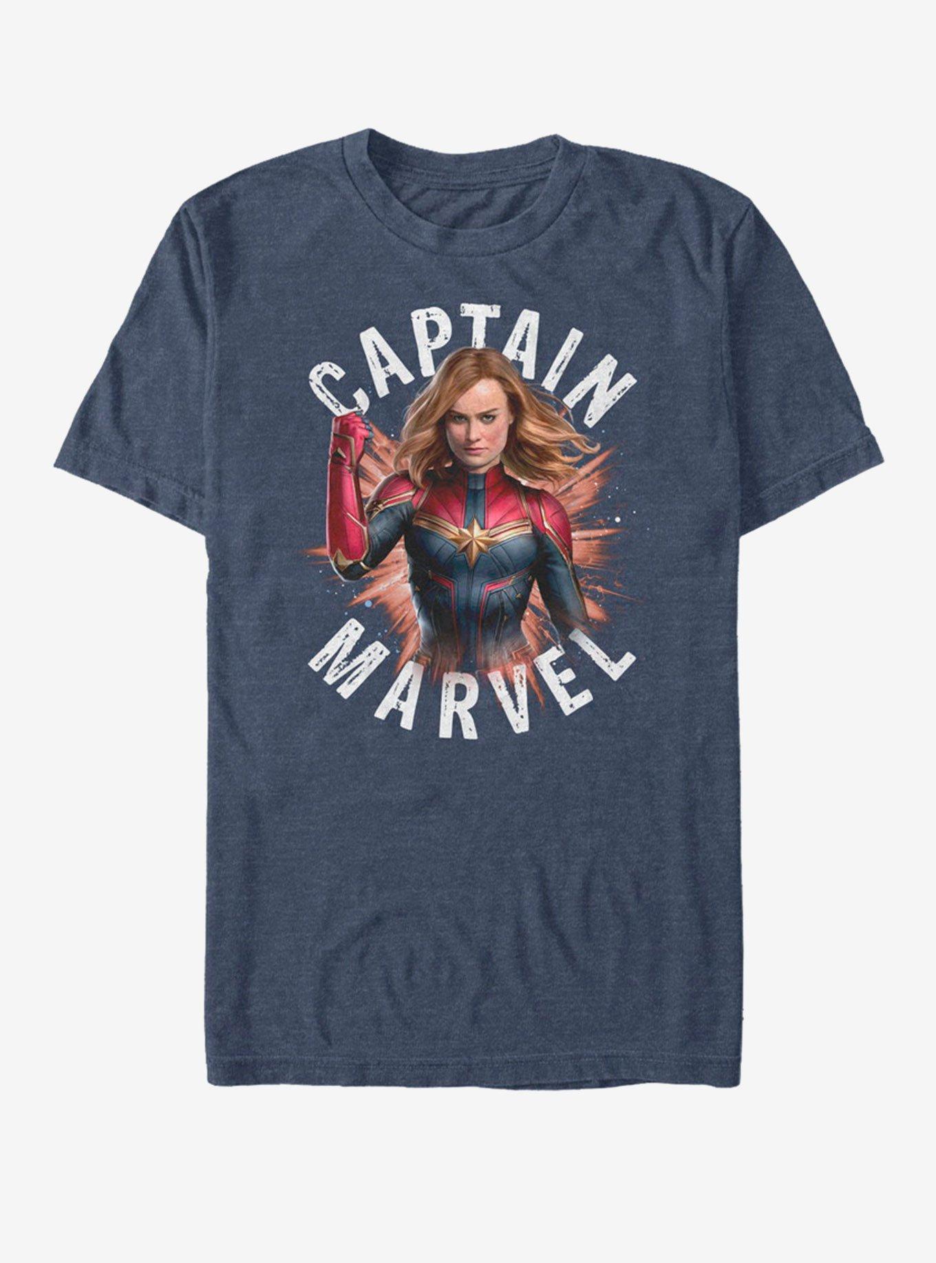 Marvel Avengers: Endgame Captain Marvel Burst T-Shirt, , hi-res