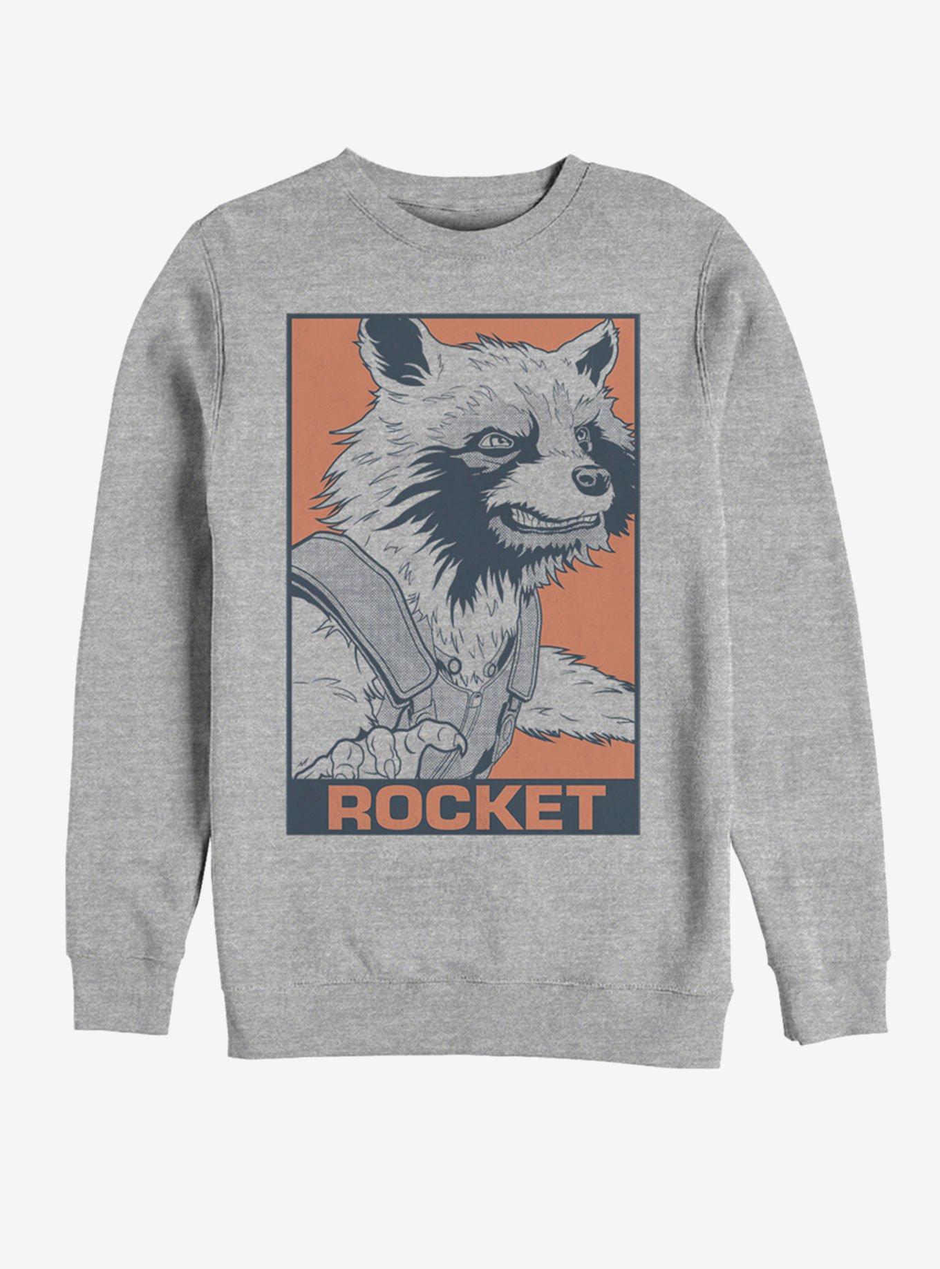 Marvel Avengers: Endgame Pop Rocket Sweatshirt, ATH HTR, hi-res