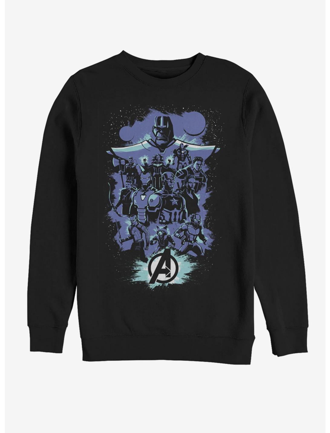 Marvel Avengers: Endgame Endgame Pop Art Sweatshirt, BLACK, hi-res