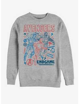 Marvel Avengers: Endgame Earths Mightiest Doodles Sweatshirt, , hi-res