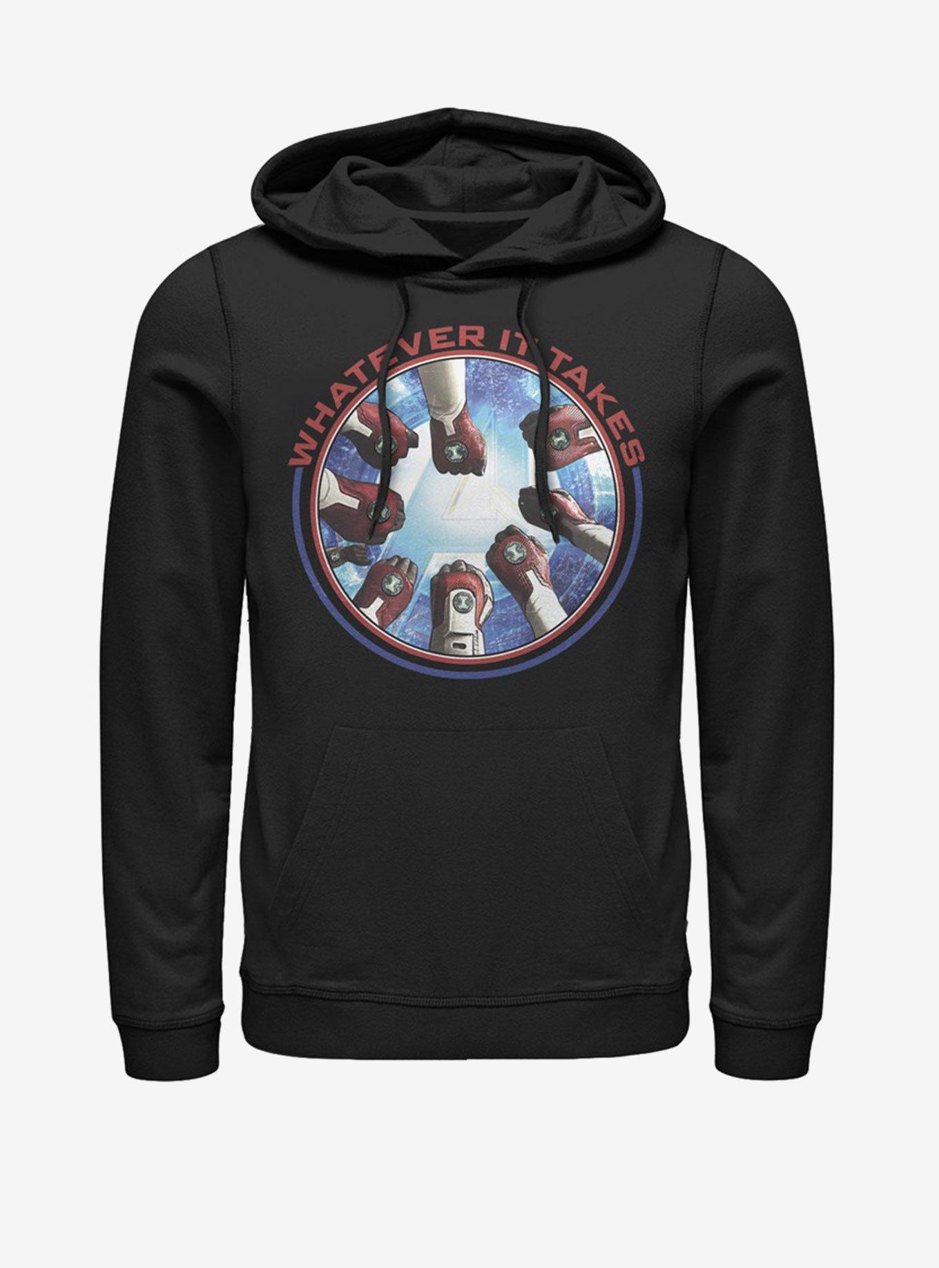 Marvel Avengers: Endgame Avengers Hands Hoodie - BLACK | Hot Topic