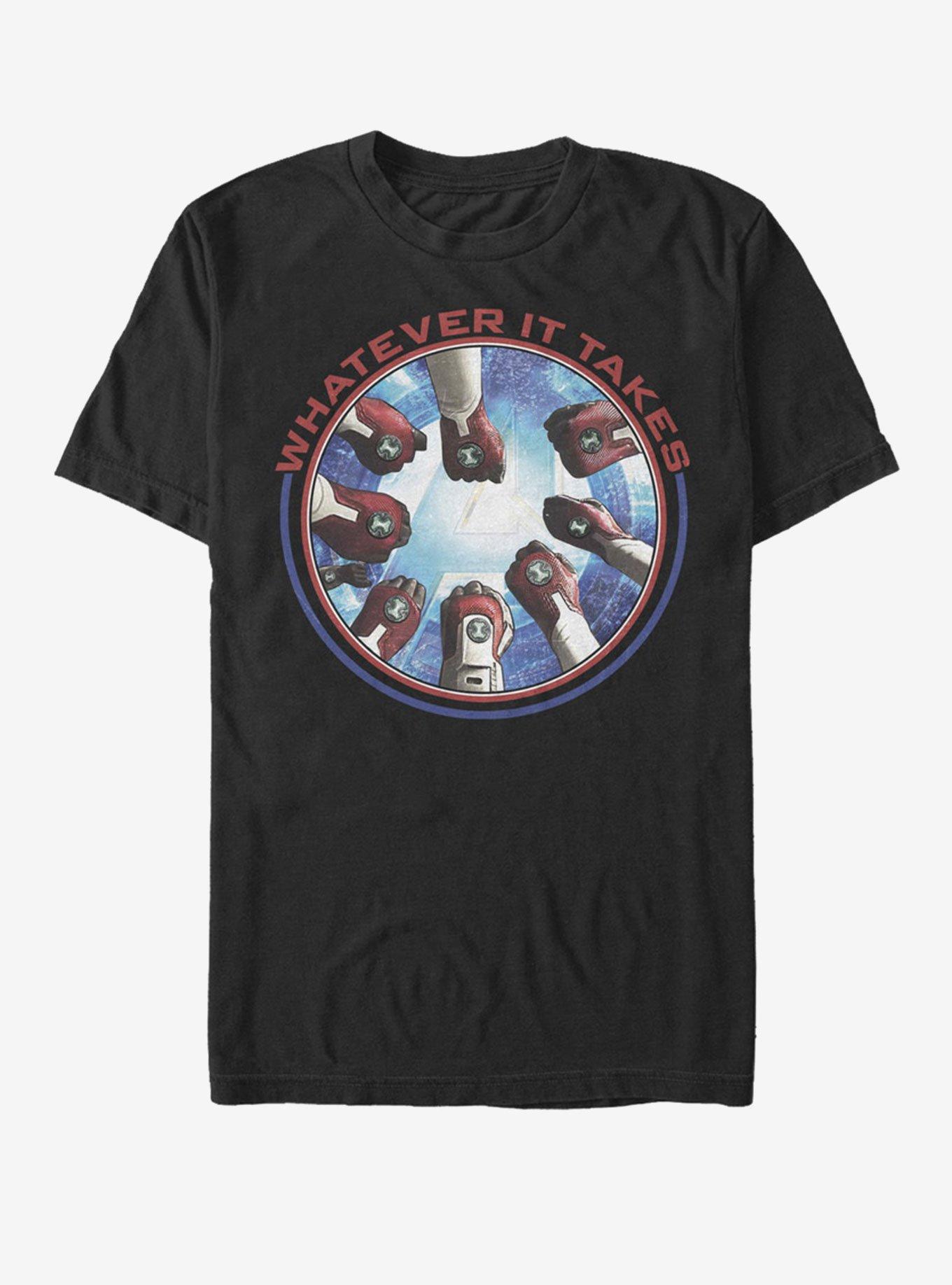 Marvel Avengers: Endgame Avengers Hands T-Shirt, BLACK, hi-res