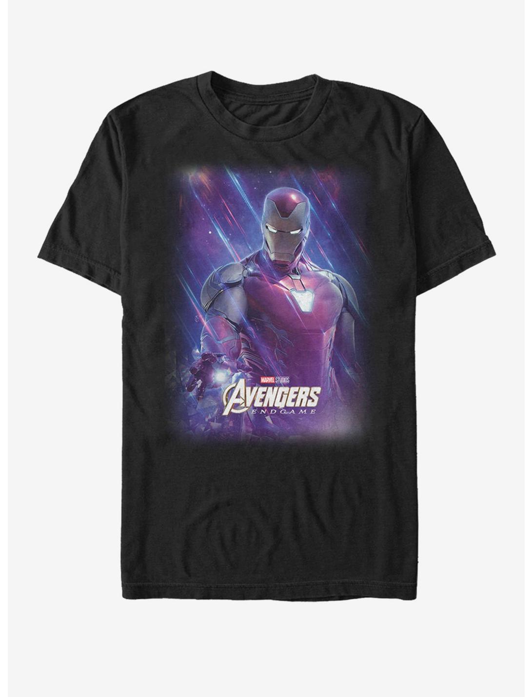 Marvel Avengers: Endgame Space Iron Man T-Shirt, BLACK, hi-res