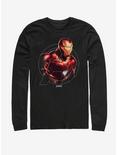 Marvel Avengers: Endgame Iron Man Hero Long-Sleeve T-Shirt, BLACK, hi-res