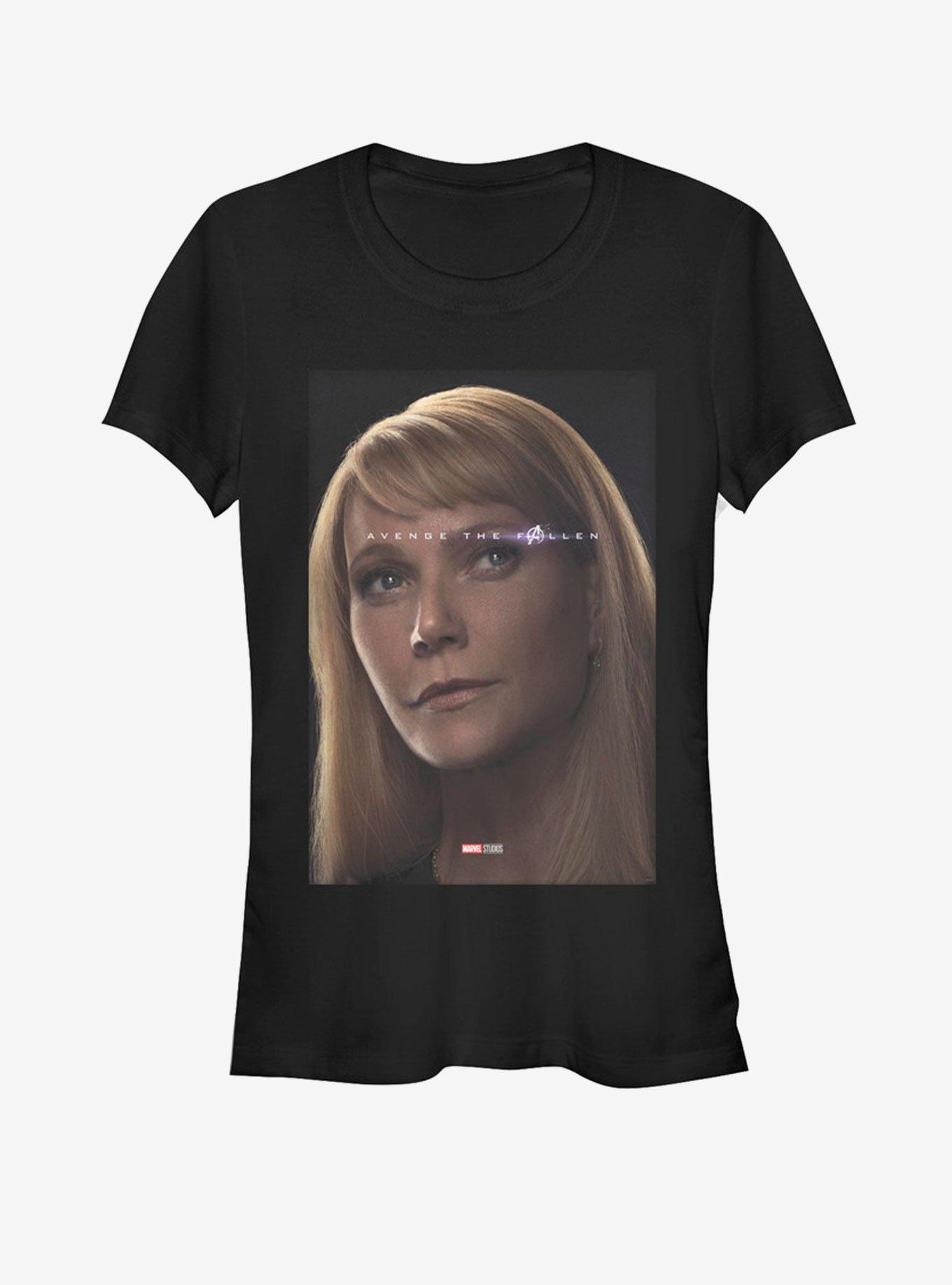 Marvel Avengers: Endgame Potts Girls T-Shirt, BLACK, hi-res