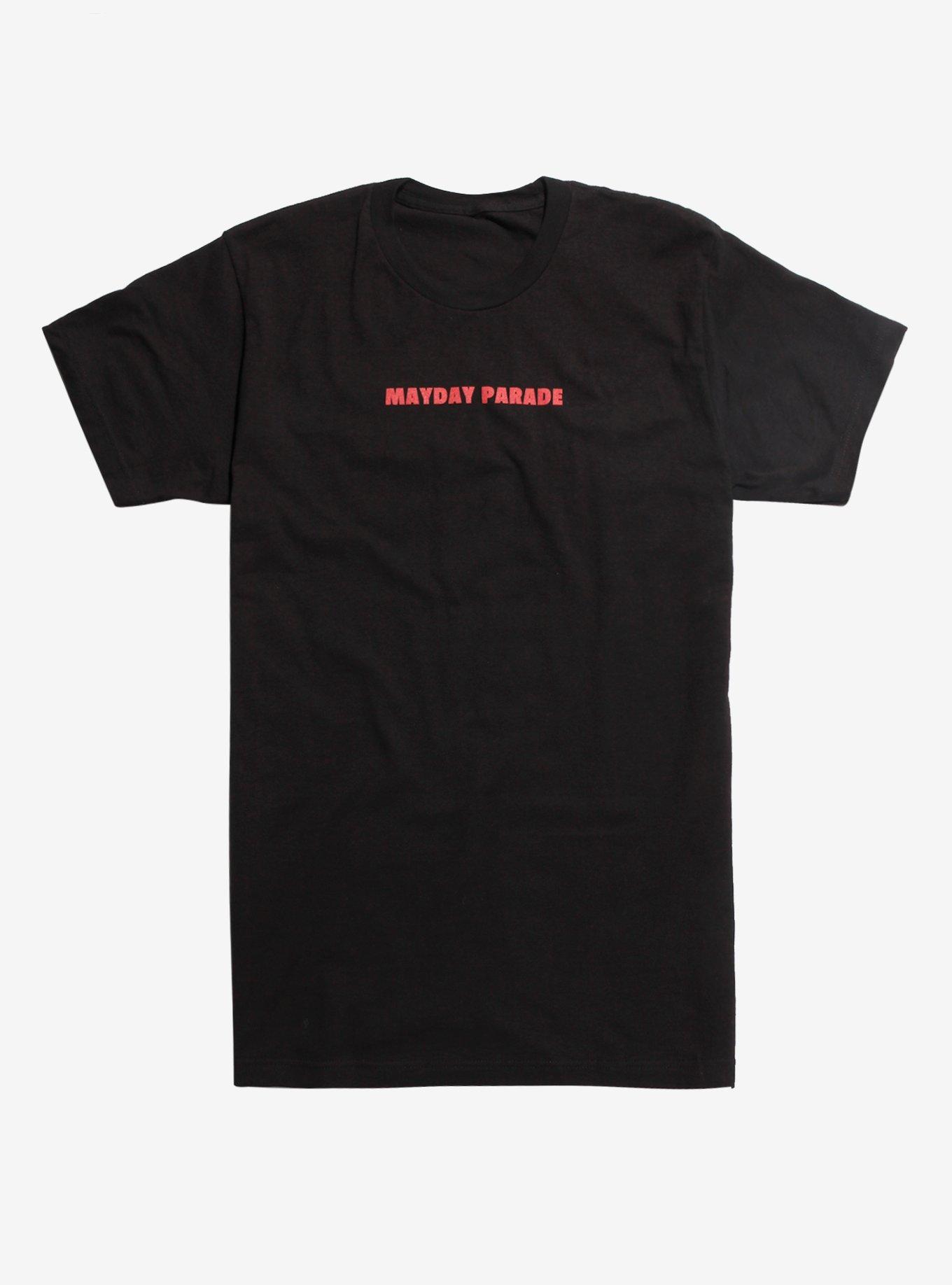 Mayday Parade Broken Glass T-Shirt, BLACK, hi-res