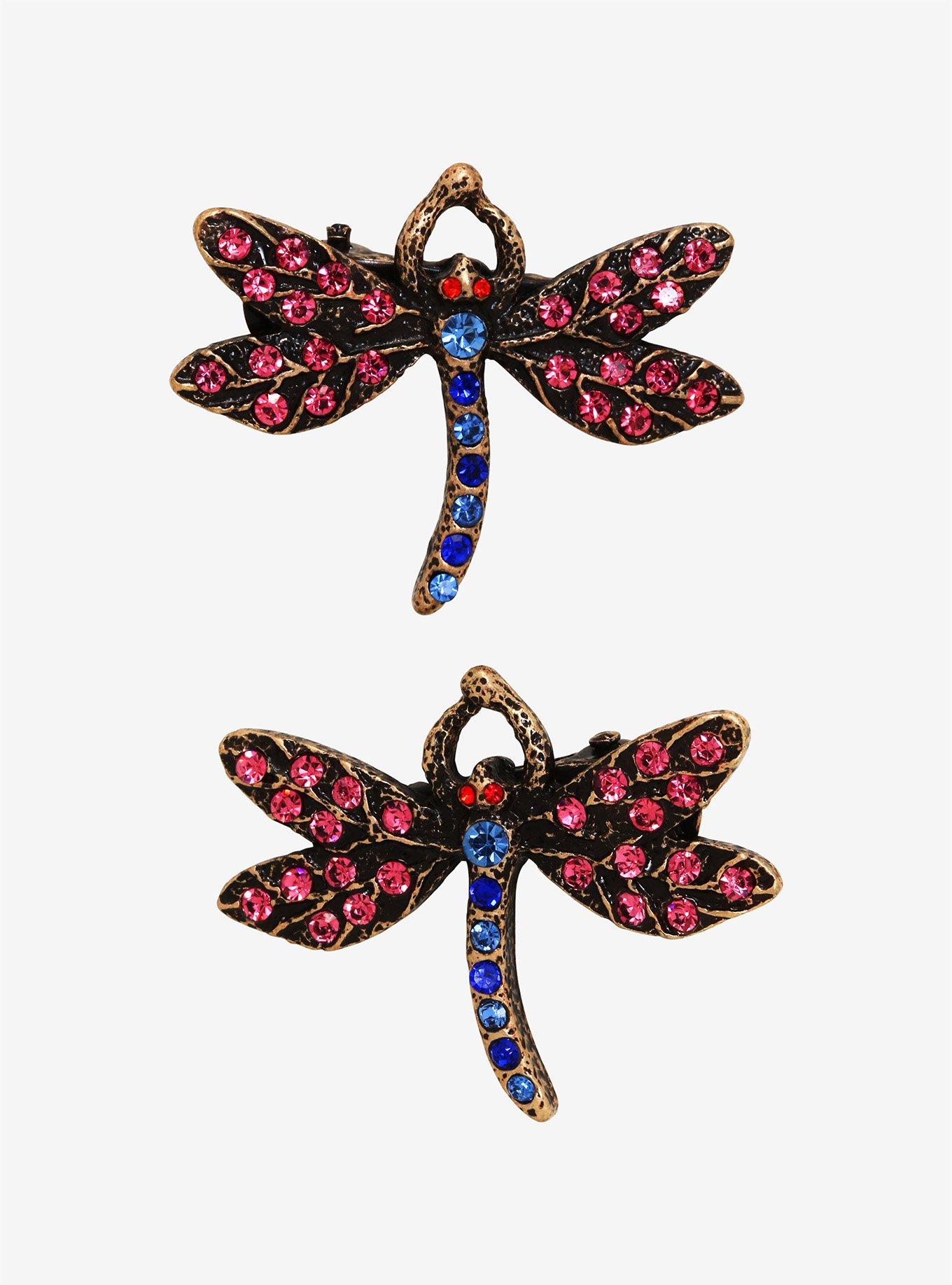 Coraline Dragonfly Hair Clip Set BoxLunch Exclusive BoxLunch