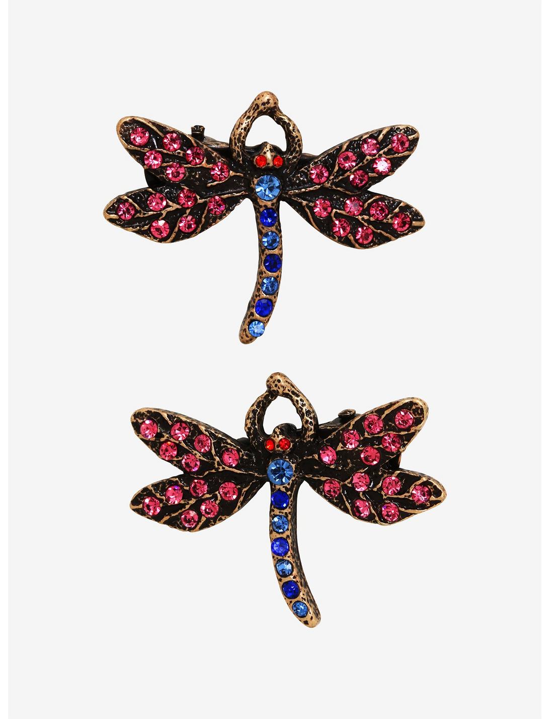 Coraline Dragonfly Hair Clip Set - BoxLunch Exclusive, , hi-res
