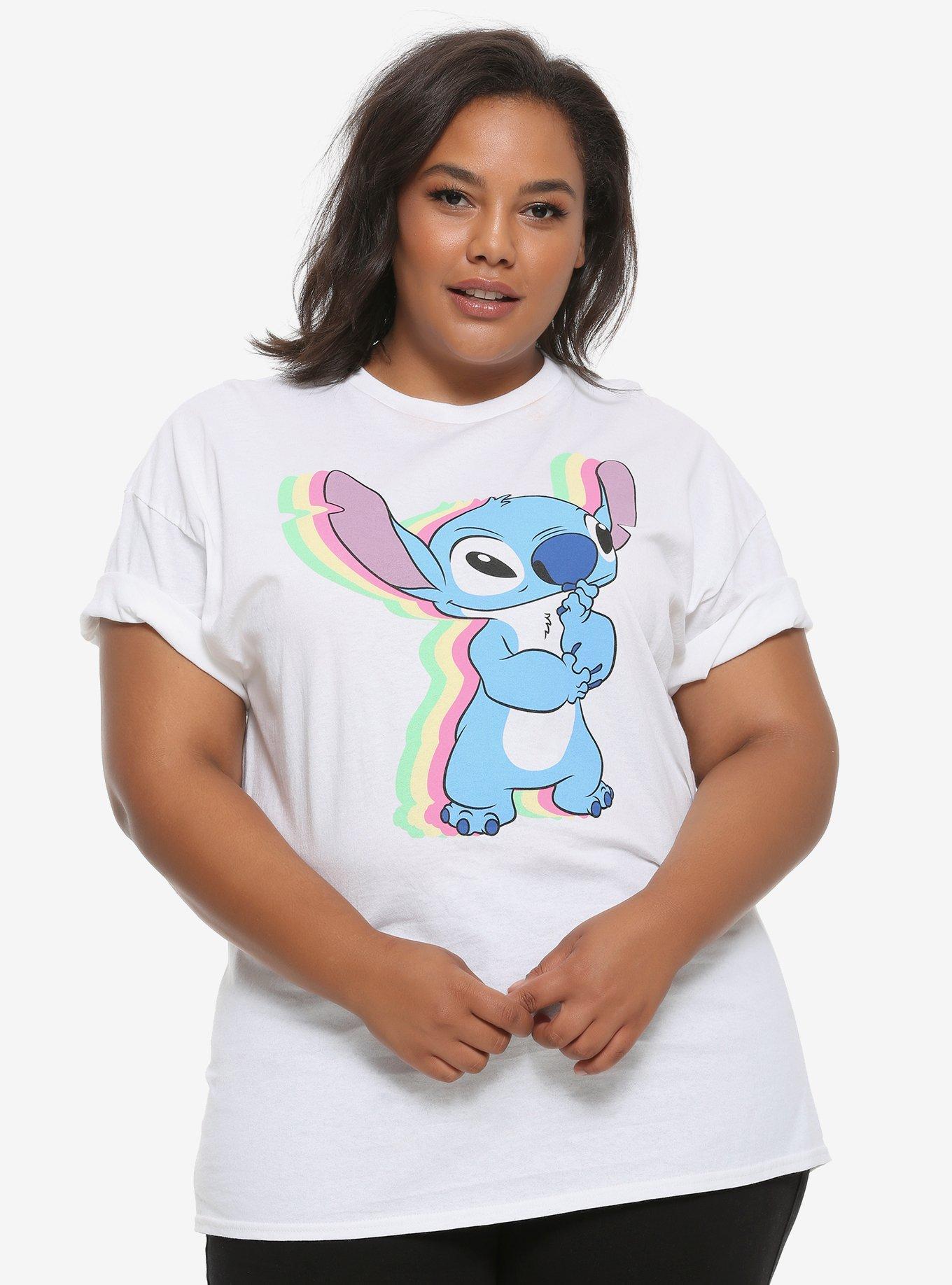 Disney Lilo & Stitch Thinking Pose Girls T-Shirt Plus Size, MULTI, hi-res