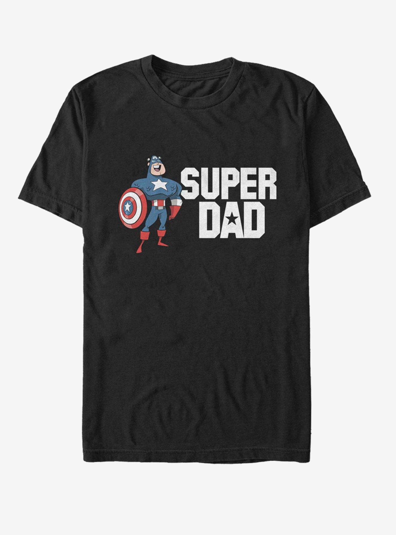 Marvel Captain America Super Dad T-Shirt, , hi-res