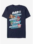 Nintendo Dad Jumble T-Shirt, NAVY, hi-res