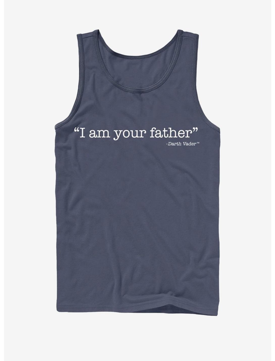 Star Wars Father Quote Tank, NAVY, hi-res