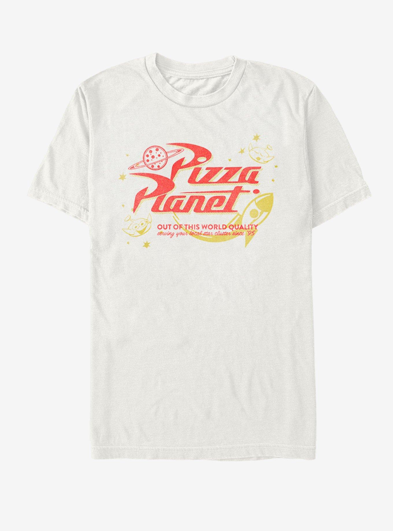 Disney Pixar Toy Story Retro Pizza Planet T Shirt Beigetan Hot Topic 