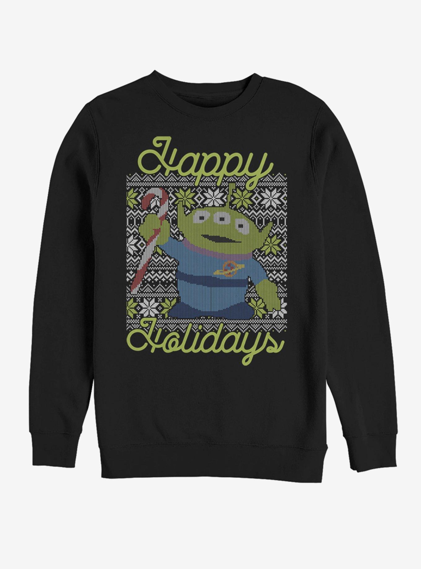 Disney Pixar Toy Story Alien Christmas Sweatshirt, BLACK, hi-res