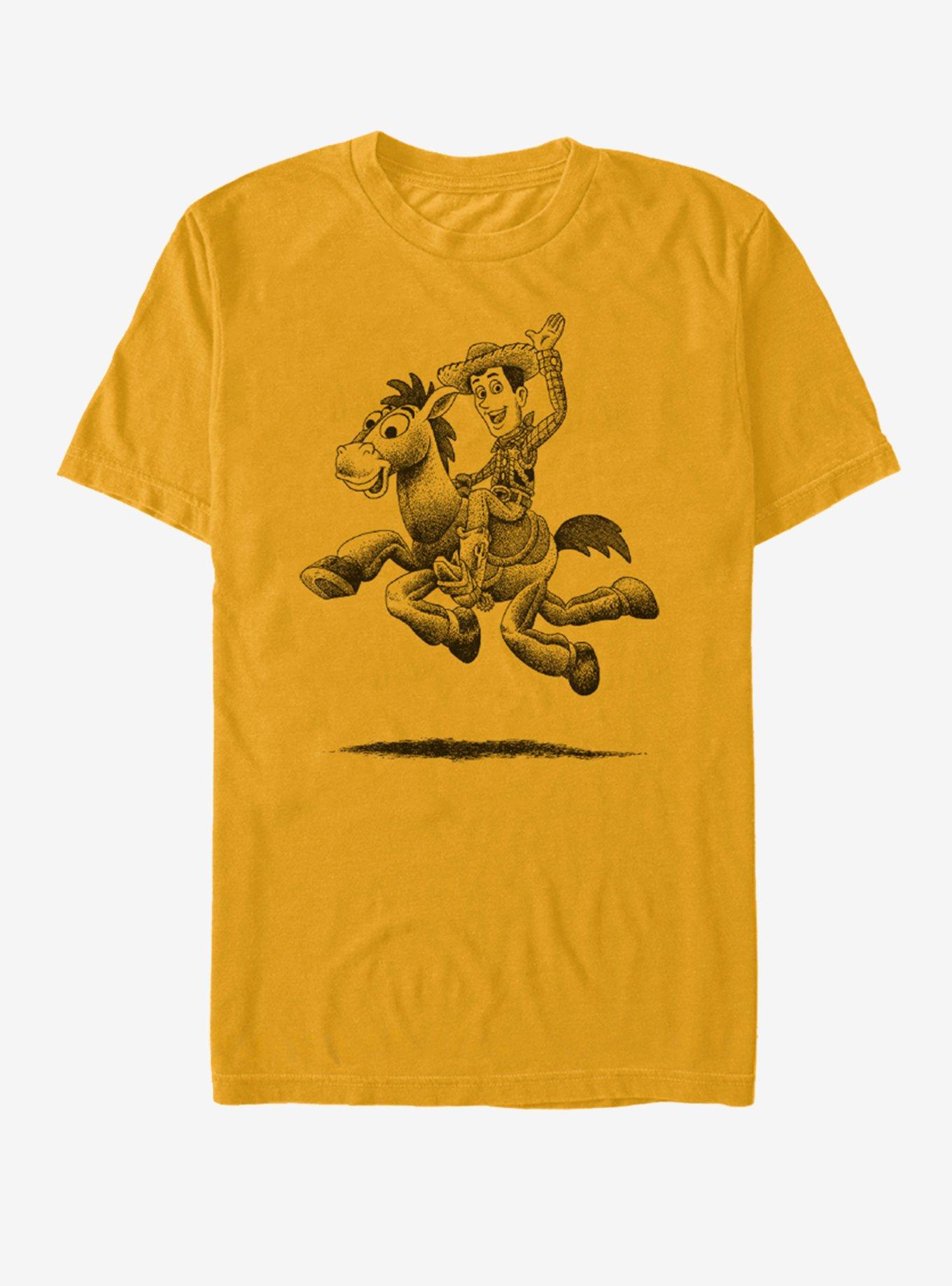 Disney Pixar Toy Story Sheriff Woody T-Shirt, GOLD, hi-res