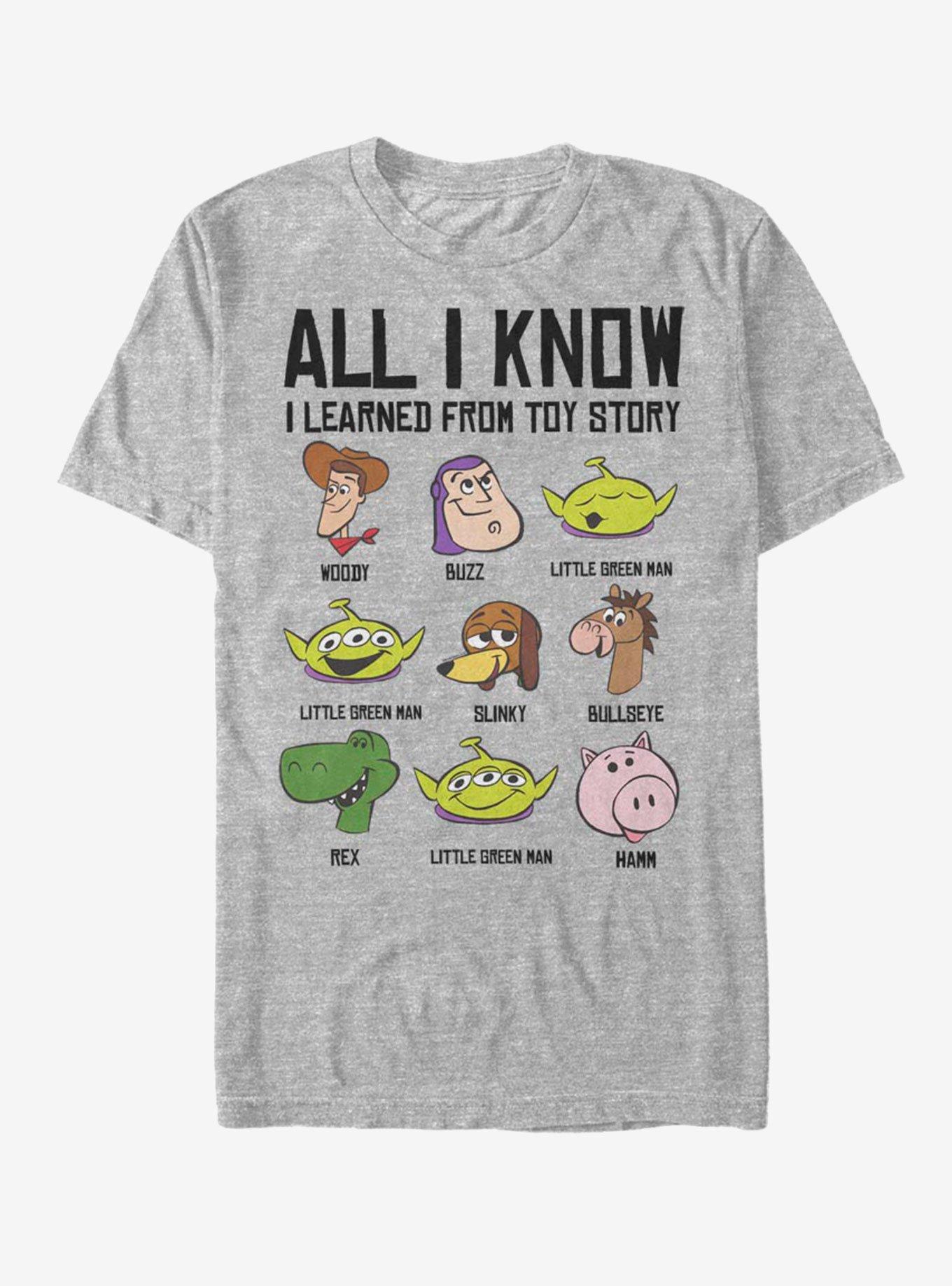 Disney Pixar Toy Story All I Know T-Shirt, ATH HTR, hi-res