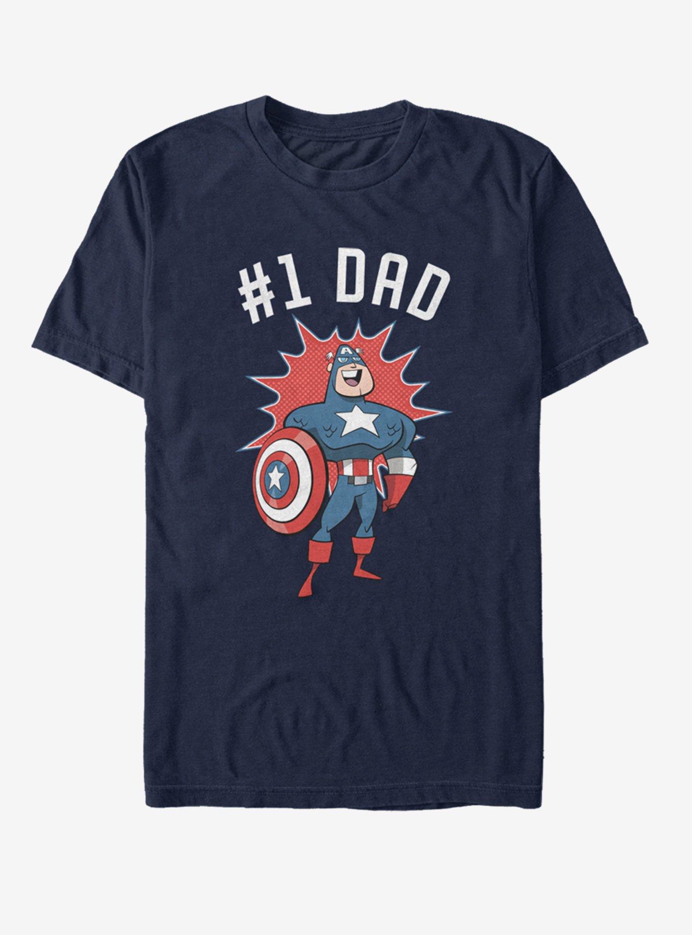 Marvel Captain America No. 1 Dad T-Shirt