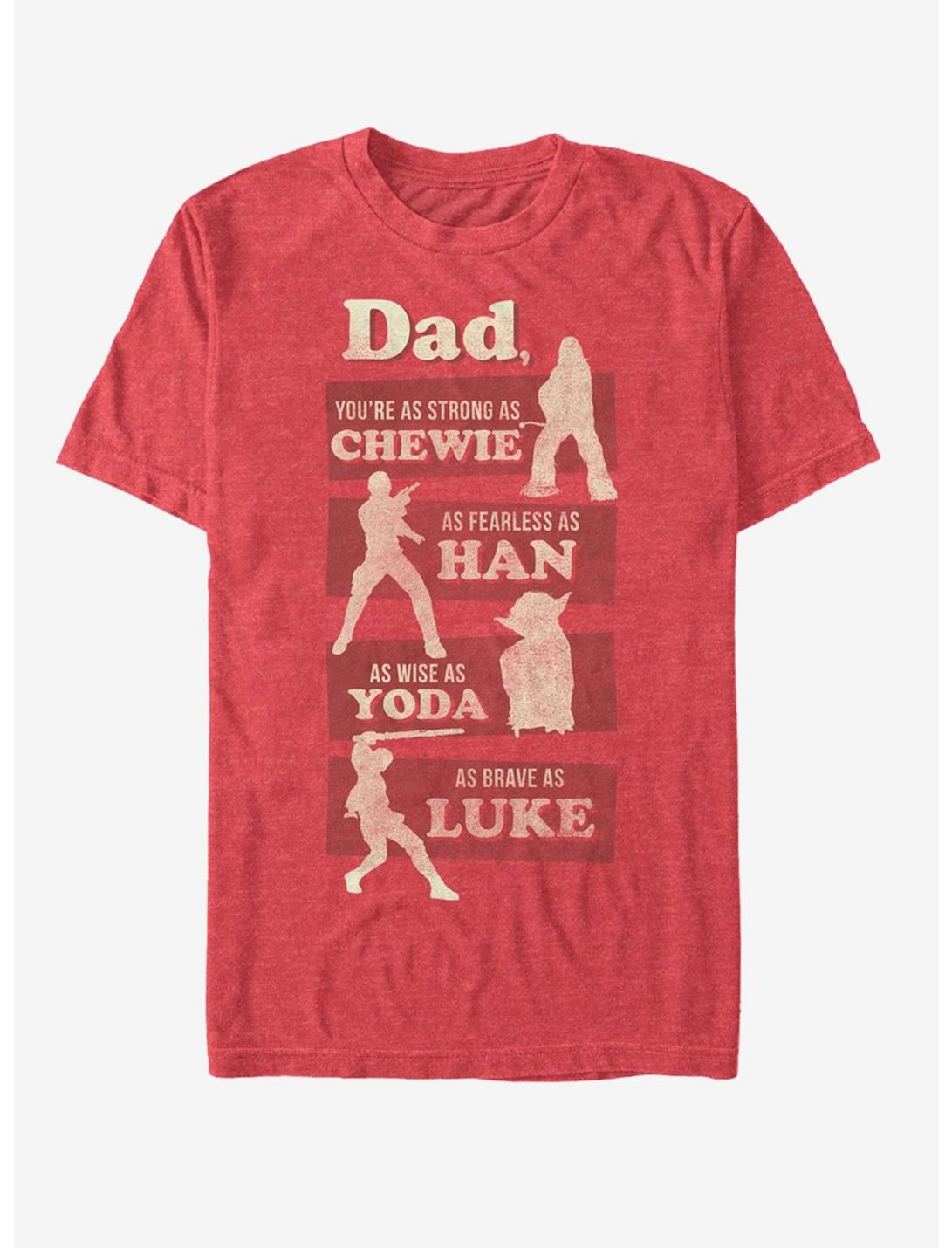 Star Wars Dad Is T-Shirt, RED HTR, hi-res