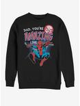 Marvel Spider-Man Amazing Like Dad Sweatshirt, BLACK, hi-res