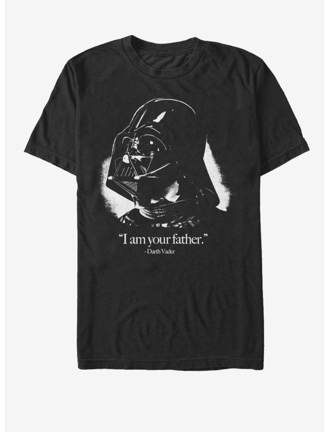 Star Wars Vader is the Father T-Shirt, BLACK, hi-res