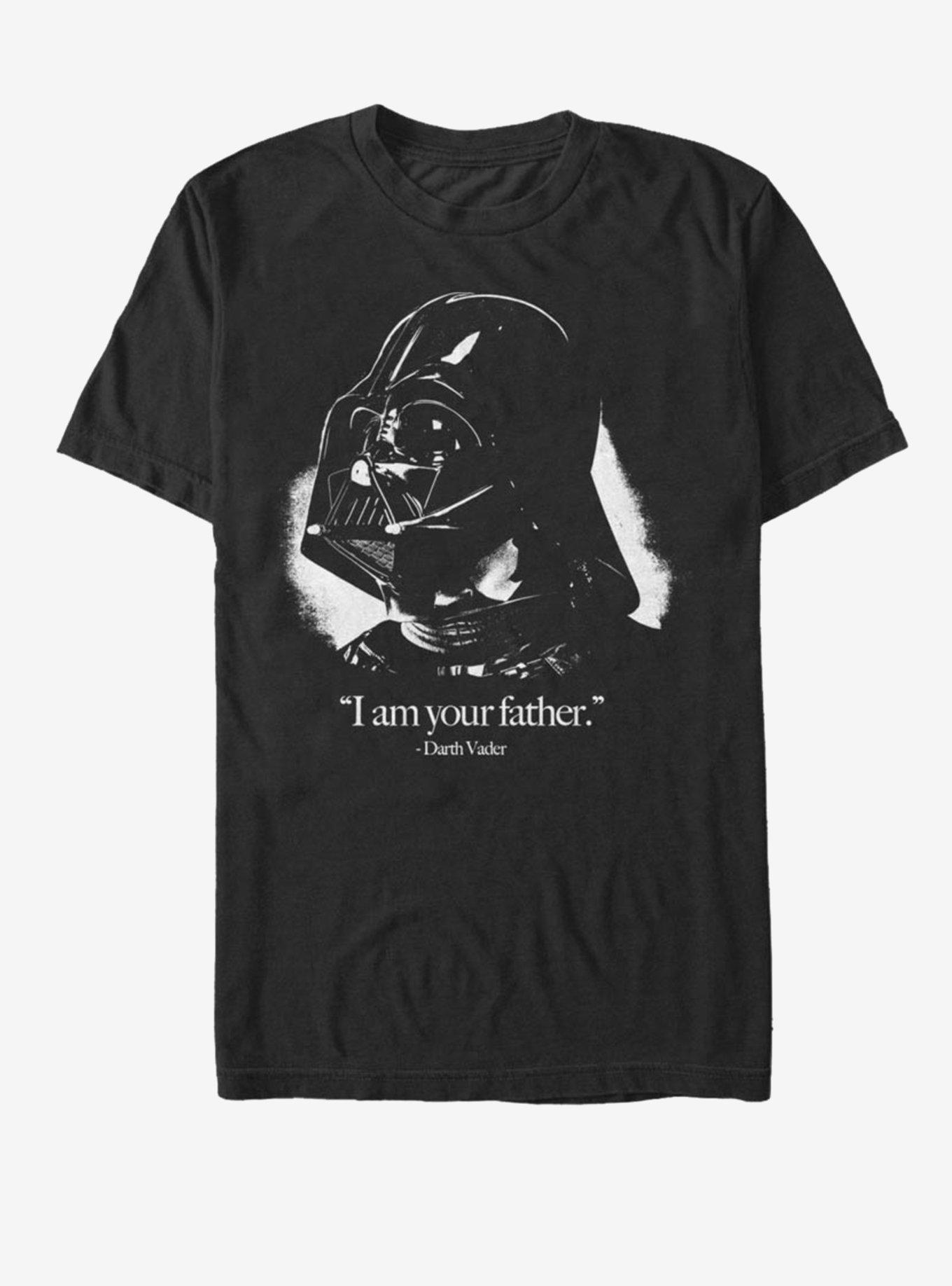 Star Wars Vader is the Father T-Shirt, BLACK, hi-res