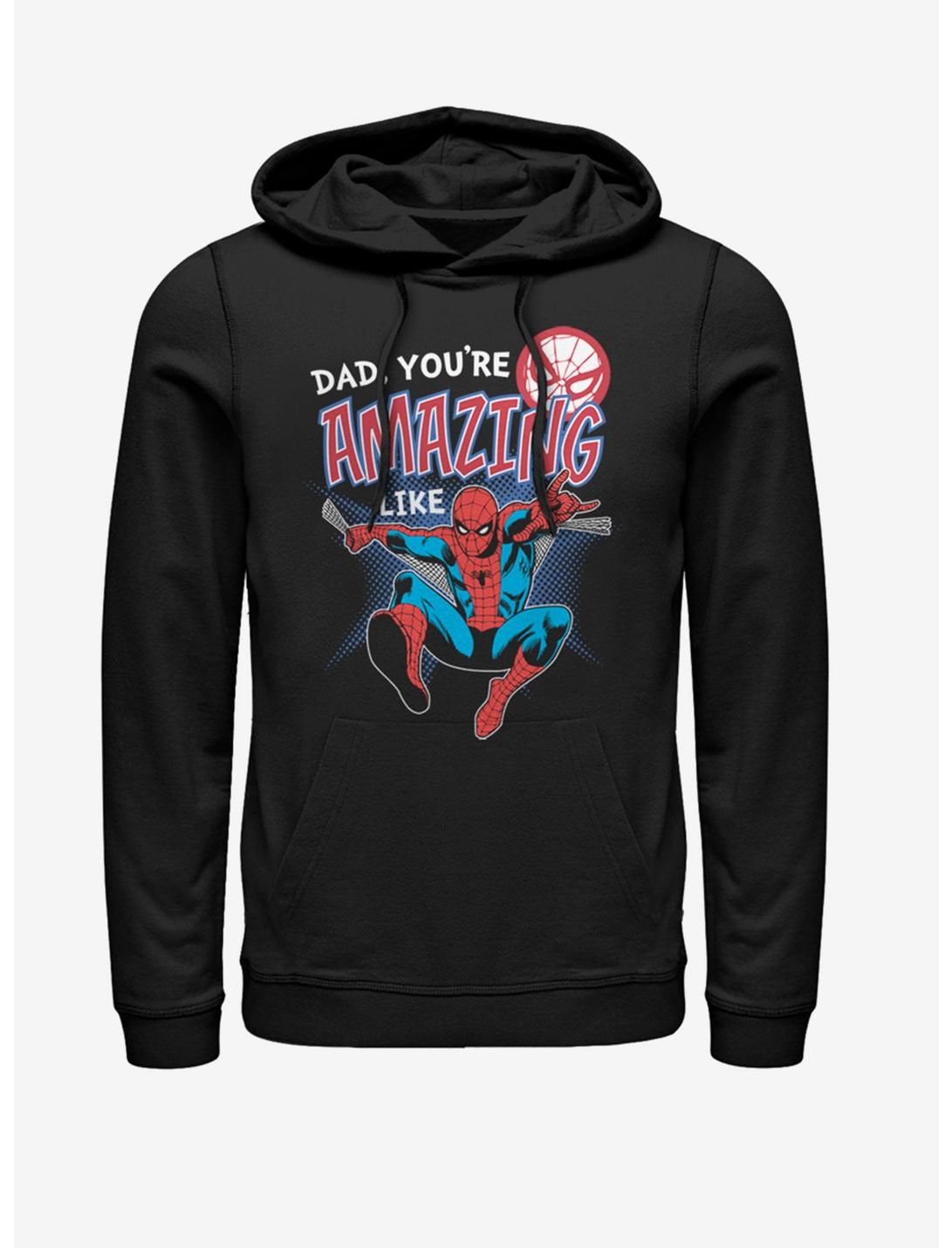 Marvel Spider-Man Amazing Like Dad Hoodie, BLACK, hi-res