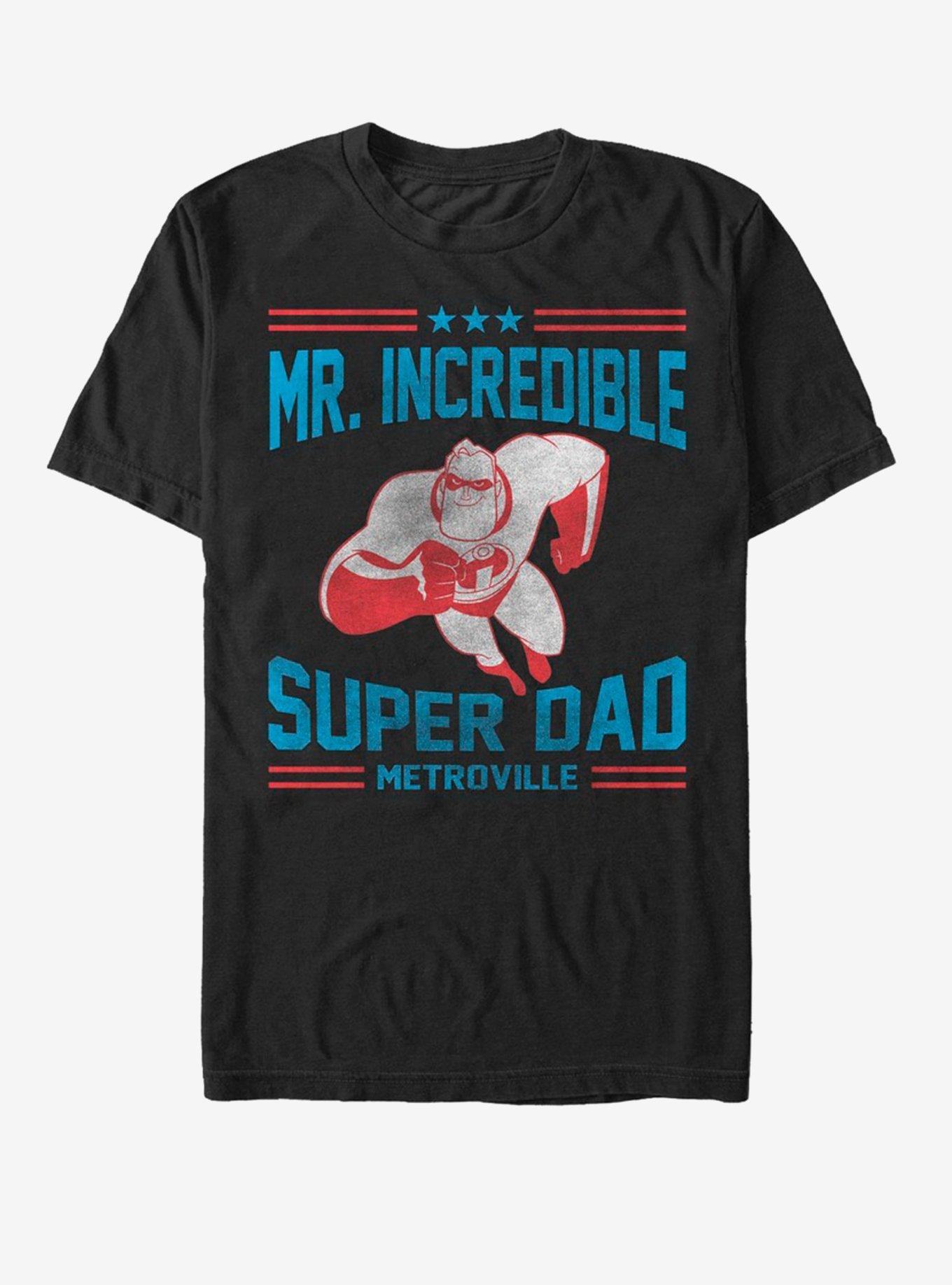Disney Pixar The Incredibles Athletic Super Dad T-Shirt, BLACK, hi-res