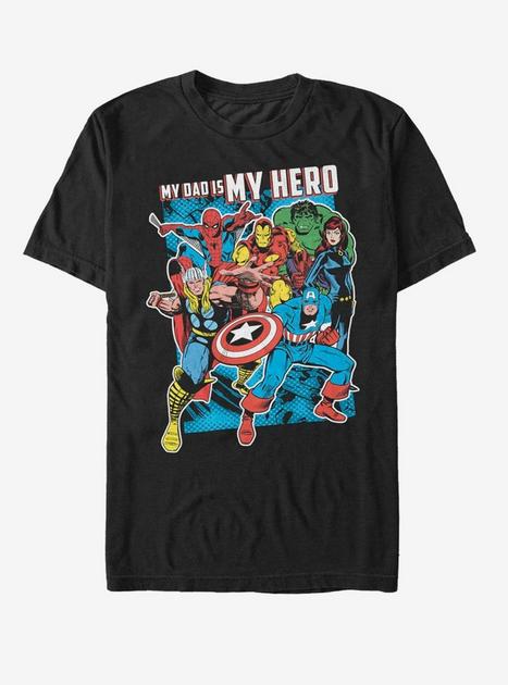Marvel Hero Dad Heros T-Shirt | Hot Topic