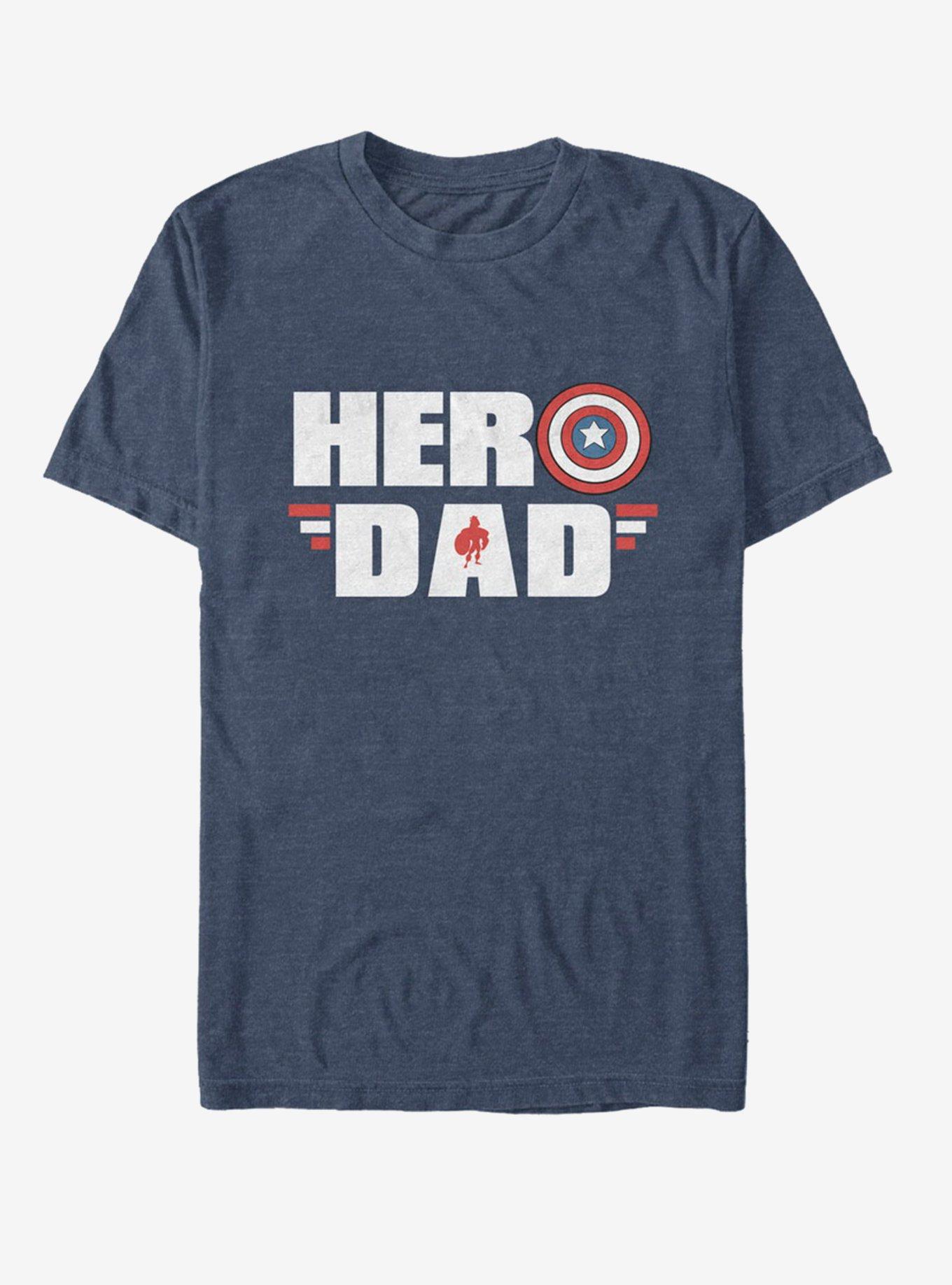 Marvel Captain America Hero Dad T-Shirt