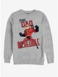 Disney Pixar The Incredibles This Dad Is Incredible Sweatshirt, ATH HTR, hi-res