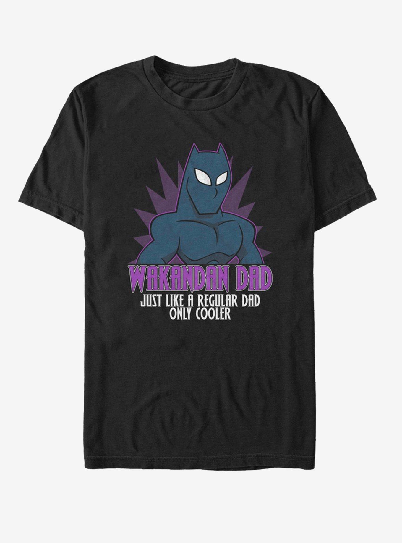 Marvel Black Panther Wakandan DAD T-Shirt, BLACK, hi-res